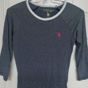 Girls Polo Long Sleeve Shirt